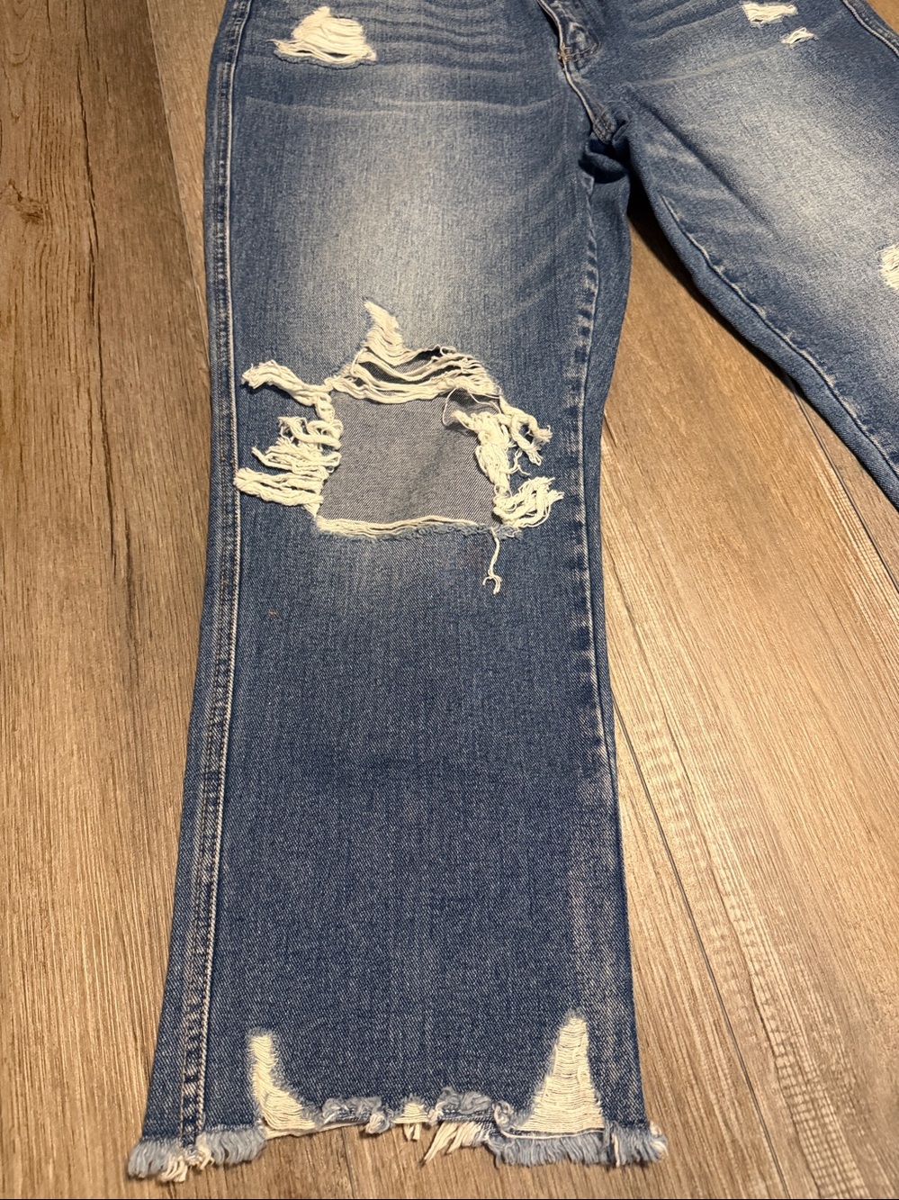 Flying Monkey Distressed Ultra High Rise Straight - Picture 5 of 9